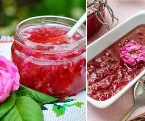 طرز تهیه مربای گل محمدی با تمام نکات / بدون رنگ خوراکی یه مربای خوشرنگ داشته باشید