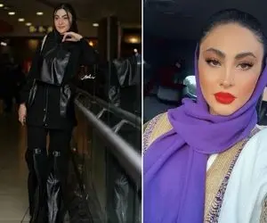 گریم پرهیاهو مریم مومن که حس میکنه کاریزماش بالاست؛ لباس عیدای لوکسشو پوشیدا!