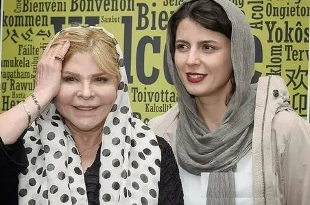 ایام قدیم؛ عکس طفولیت لیلا حاتمی بغل مادرش زری خوشکام