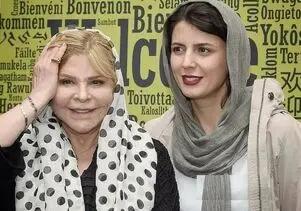 ایام قدیم؛ عکس طفولیت لیلا حاتمی بغل مادرش زری خوشکام