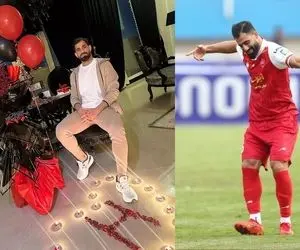 جشن تولد شیک کنعانی زادگان بعد از دربی