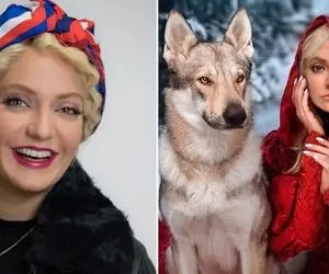 تیپ خز "مهناز افشار" با پالتوی سفید و شلوار کُردی؛ انگار دبی تشریف بردن!