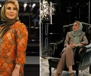 کت واک خانم های بازیگر مدل در مزون لوکس عروجی؛ مانتوهای جواهردوزی با آستین کوتاه