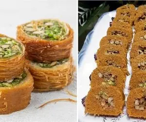 طرز تهیه باقلوا شعریه / یه دسر عربی فوق العاده خوشمزه که راحت و سریع آماده میشه