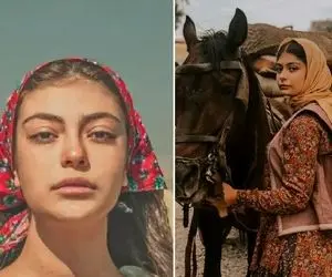 فیس شیربرنج گل نسای جیران با یه عالم آرایشِ دهه هشتادی؛ کوچولوعه ولی لبارو ژلید گُنده!