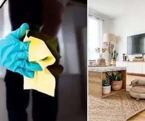 نحوه تمیز کردن صفحه تلویزیون جیرینگی و راحت /  کنترل و بلندگو رو هم گفتم بهت