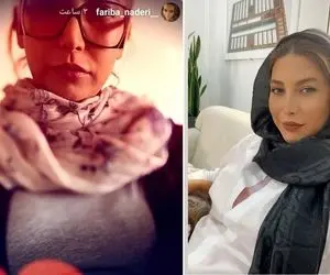 استایل پاییزی "فریبا خانوم نادری" لبِ ساحل؛ شوهرجان پولدارش کجاس؟