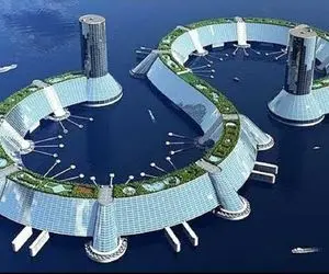 معماری خلاقانه؛ با الهام از پیتون وسط دریا هتل ساختن از جنس شیشه ضد ضربه میلیون دلاری