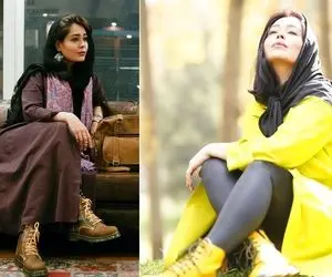 سانیا سالاری یا لگ باحالش یه تیپ زده زرد قناری؛ خانوم کنج دیفاااار زیر آفتاب چه رخی اومد!