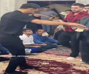 آواز شاد؛ پسر انرژیک جوری عروسیو با رقصش گرم کرد بزرگان مجلس پا شدن شاباش بارونش کردن