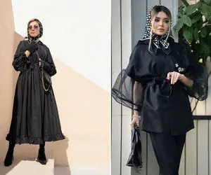 استایل آوانگارد تنها با دو رنگ سیاه و سفید! جذابیت استایل به جز رنگ به انتخاب درستهِ