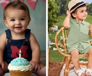 ایده عکاسی برای تولد یک سالگی پسربچه؛ با عکس های درپیت تولد پسر قند عسلت رو خراب نکن