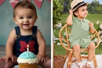 ایده عکاسی برای تولد یک سالگی پسربچه؛ با عکس های درپیت تولد پسر قند عسلت رو خراب نکن