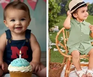 ایده عکاسی برای تولد یک سالگی پسربچه؛ با عکس های درپیت تولد پسر قند عسلت رو خراب نکن