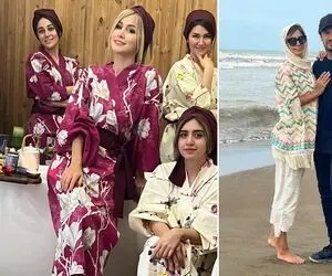 تریپ دریایی زنِ شاهرخ استخری که با دخترش سِتیده ولی مدل خصوصی؛ رسما اینستارو سابیدین!