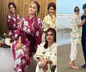 تریپ دریایی زنِ شاهرخ استخری که با دخترش سِتیده ولی مدل خصوصی؛ رسما اینستارو سابیدین!