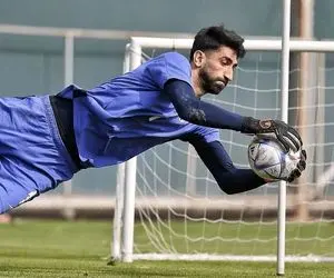 (عکس) تمرین پدر و پسری علیرضا بیرانوند در تراکتور