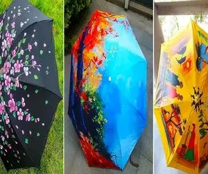 نمونه چترهای کیوت و رویایی کره ای؛ عالی برای ثبت عکس های خاص پاییزی و لایک خور