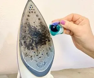 ایده های خلاقانه؛ کف اتو تون سوخته؟ اینجوری بدون اینکه خط بیفته عین روز اول تمیزش کن