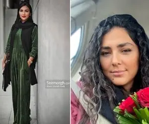 سلفیِ خیره کننده "هدی زین العابدین" با چشمای زاغ؛ مهره مار خانوم تو صورتش چه باحاله!