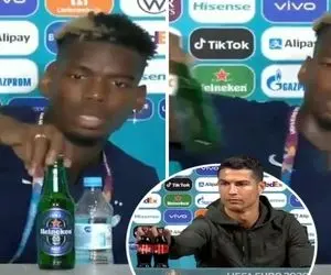 جدال با اسپانسرها؛ پوگبا کار رونالدو را تکرار کرد