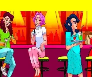 هوش تصویری؛ اگه پیش همه ادعات میشه باهوشی بگو کدوم از این خانوماباردار نیست؟