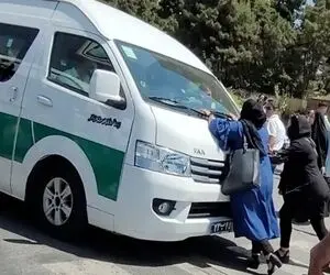 (ویدیو) برخورد تند و بی توجهی گشت ارشاد به ضجه های مادر نگران