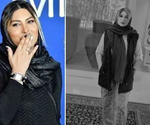 "فریبا نادری" تیپشو با فرش سِت کرد!