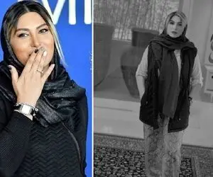 "فریبا نادری" تیپشو با فرش سِت کرد!