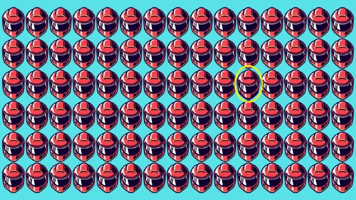 پاسخ-تست-بینایی-یافتن-کلاه-ایمنی-منحصر-به-فرد