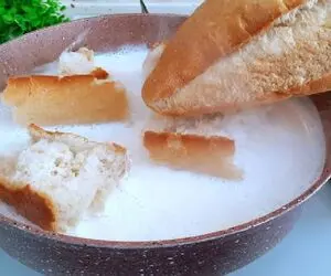 آموزش آشپزی؛ نان را در شیر در حال جوش بریزید از نتیجه شگفت زده خواهید شد
