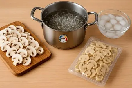 ترفندهای خانه داری؛ بهترین روش بلانچ کردن قارچ