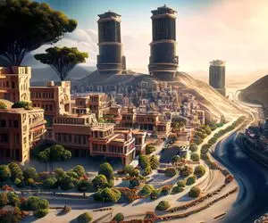 (تصاویر) اگه میخوای ببینی کرج صد سال بعد چقدر عجیبه این عکسای خفن هوش مصنوعی رو ببین!