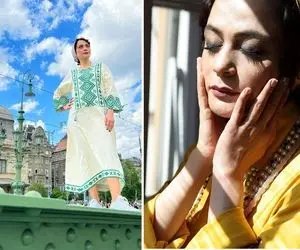 ژست ناز و پرغرور "مارال فرجاد" کنار مرد جذاب زندگیش؛ خانوم خودش روکُپ مایکل جکسون کرد!