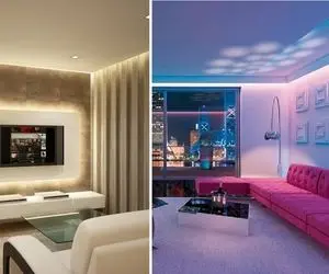 جذاب ترین ایده های هوشمندانه با نور مخفی / واسه دیزاین خونه هی مبل نخر خانوم شل سلیقه