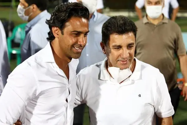 فرهاد مجیدی و امیر قلعه نویی