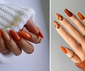 اگه یه دختر با جَنمی به نظرم برو تو فاز لاک ناخن نارنجی / مدلایی که جلف نیستن شارپن