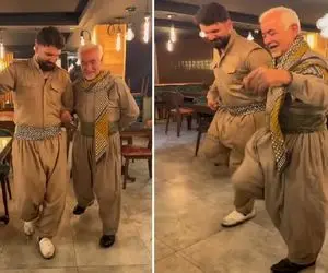 آواز دیش دیش؛ صادق بوقی بعد آو آو آو رشتی حالا با لباس کردی دی دی دی می خونه