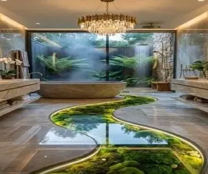 معماری خلاقانه؛ یه حموم ساختن آدم بره توش دیگه دراومدنش نمیاد