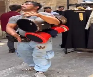 آواز شاد؛ پنجه طلا با شاهکار تنبک نوازیش مردم بازارو لرزوند