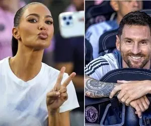 (عکس) هدیه جذاب مسی به کیم کاداشیان