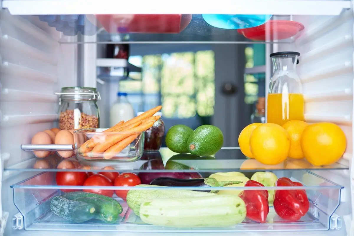 از بین بردن بوی یخچال