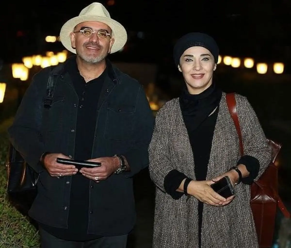 رویا نونهالی و همسرش