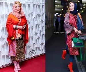 مانتوی عجیب و چهل تیکه بهنوش بختیاری!
