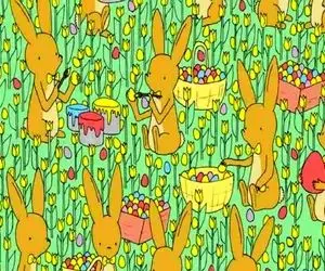 بازی فکری؛ میتونی به مرغ مادر کمک کنی تا جوجه گمشده‌اش را در کلونی خرگوش‌ها پیدا کنه
