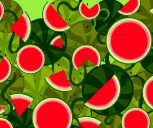 بازی فکری؛ شیش دانگ حواست رو جمع کن سوتی موتی ندی مار رو بین هندونه ها پیدا کن