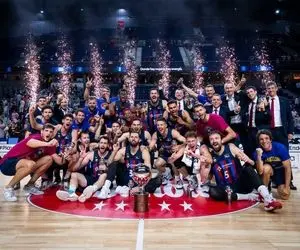 قهرمان بارسلونا در لیگ بسکتبال اسپانیا با شکست رئال مادرید