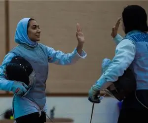 دختر شمشیرباز ایران از گرندپری ایتالیا حذف شد