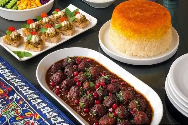کوفته انار و گردو