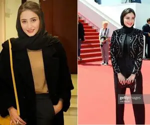 استایل الگانت و شیک سها نیاستی در کن؛ سارای بازیگوشِ سریال آکتور چه مجلسی پوش شده!